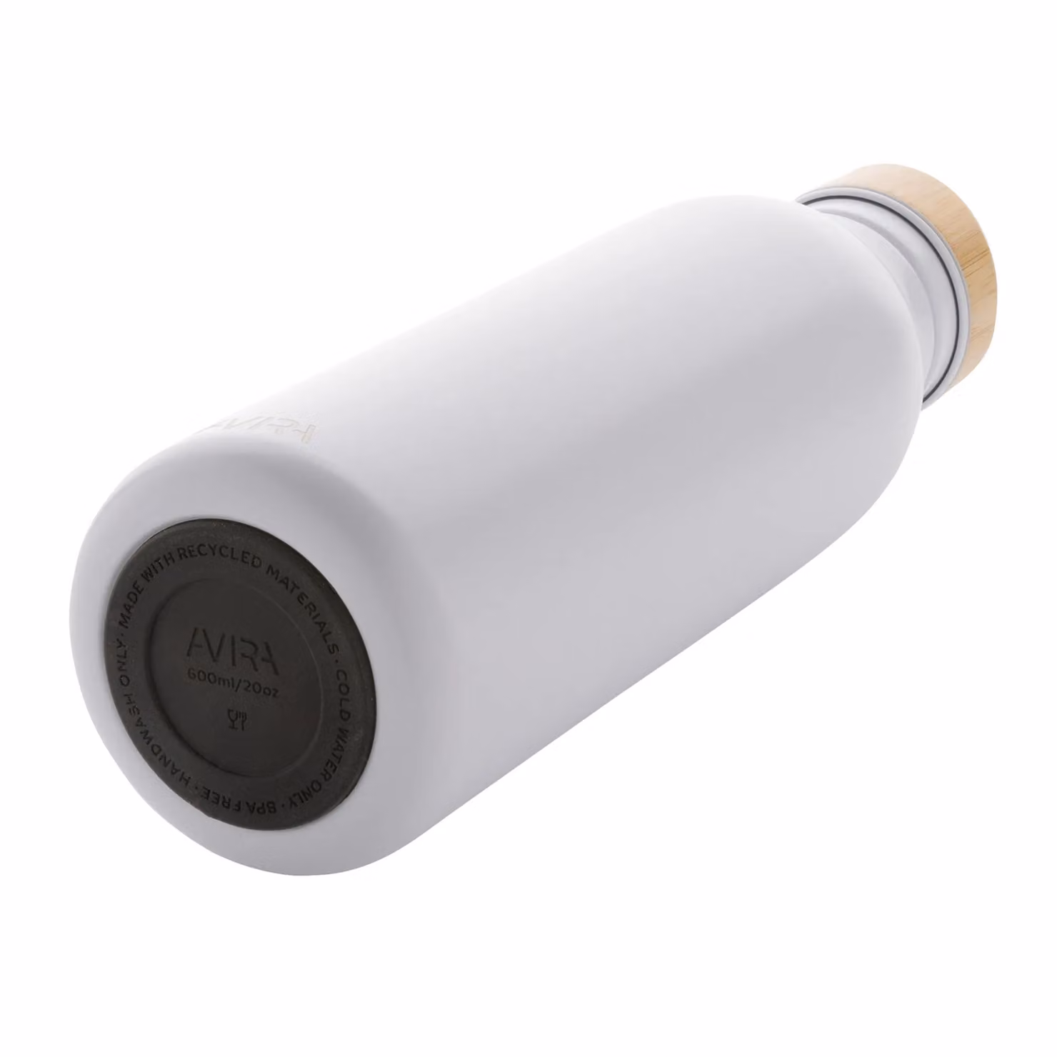 Avira Alcor White Bamboo Water Bottle, 600ml – 2