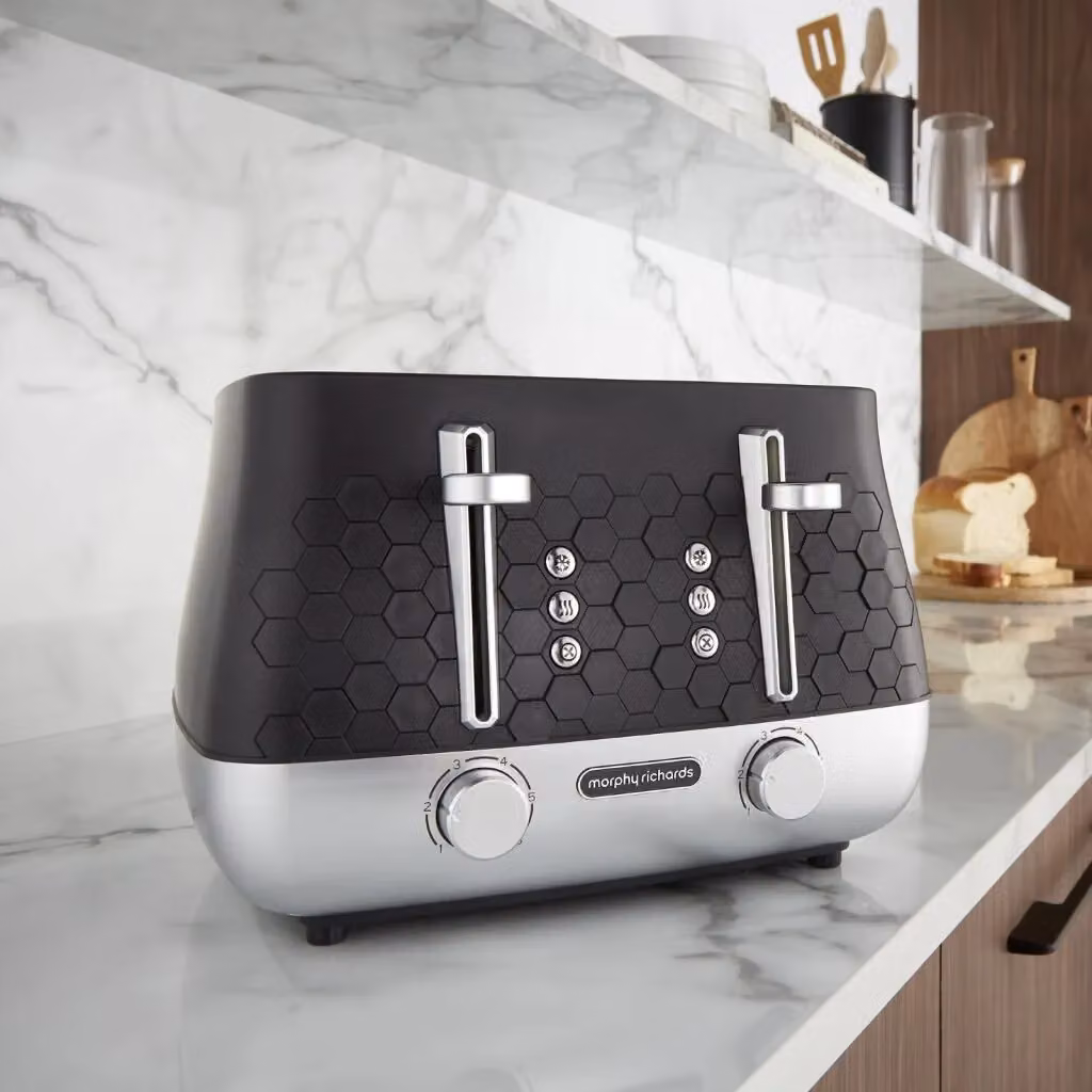 Morphy Richards Cassini 4-Slice Toaster, Black – 2