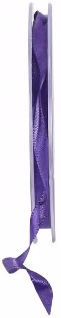 KDMD Dark Purple Satin Ribbon, 6mm, 5 Pack