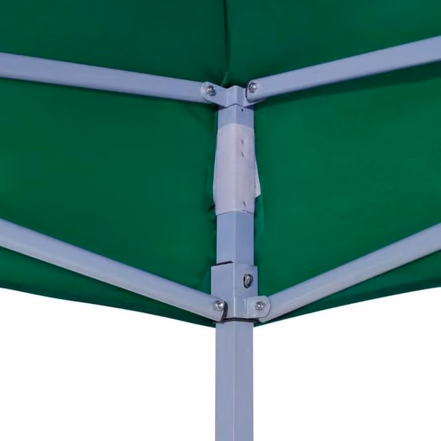Berkfield Home Durable Foldable Tent, Green, W: 300 cm, D: 300 cm, H: 291 cm