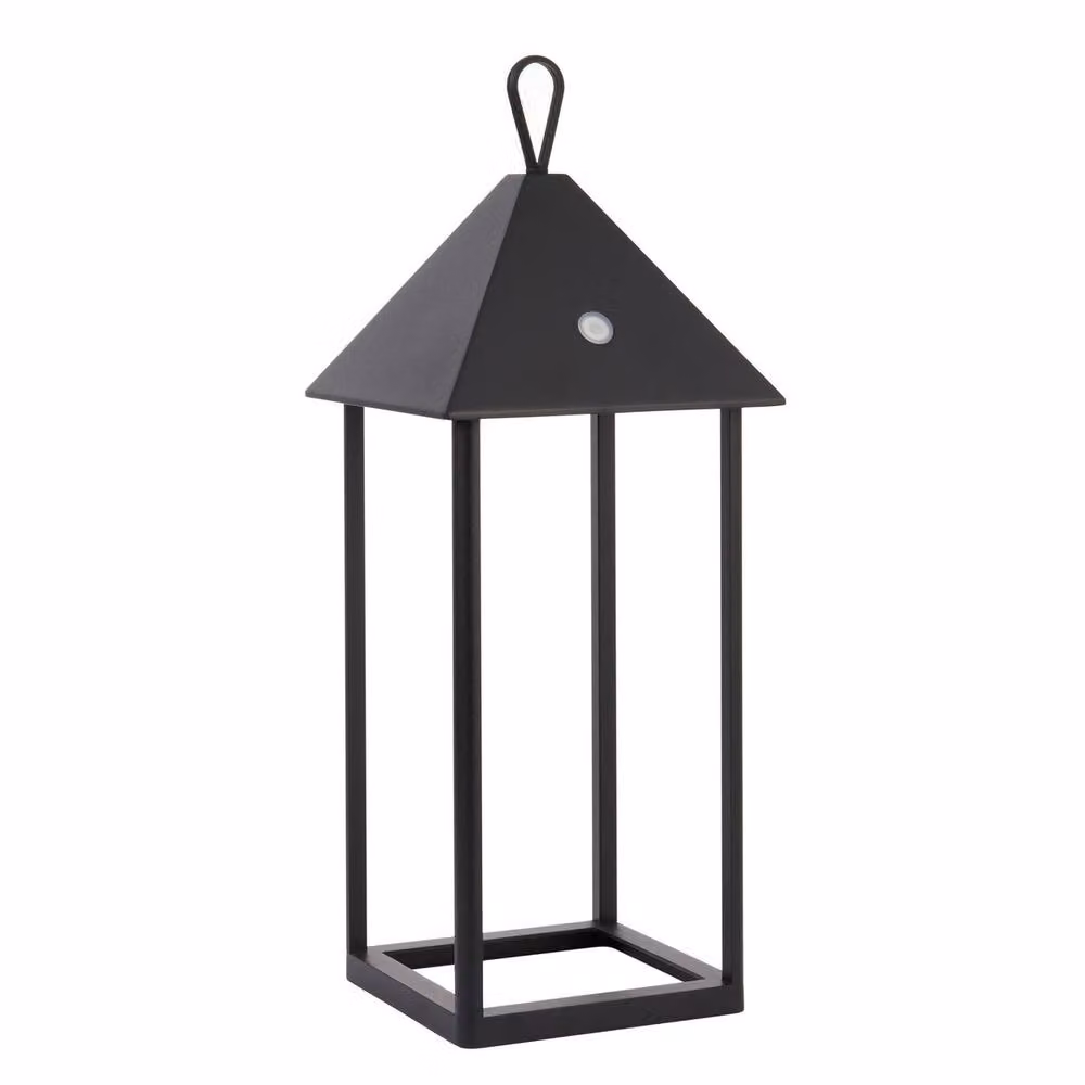 Netlighting Hoot Large Solar LED Table Lamp in Matt Black with Clear Glass, IP44 Rated – 4