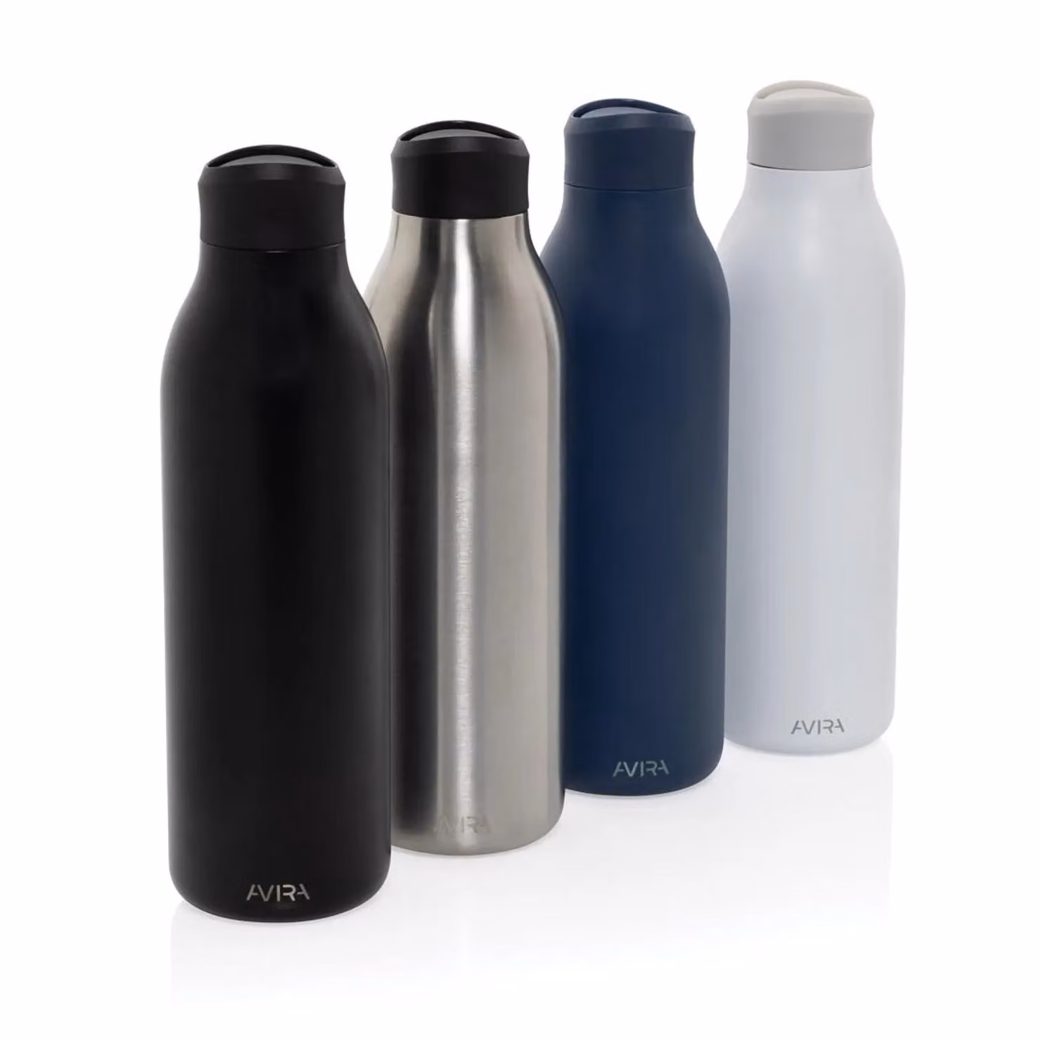 Avira Alok Vacuum Insulated Stainless Steel Water Bottle, Black, 600ml – 2