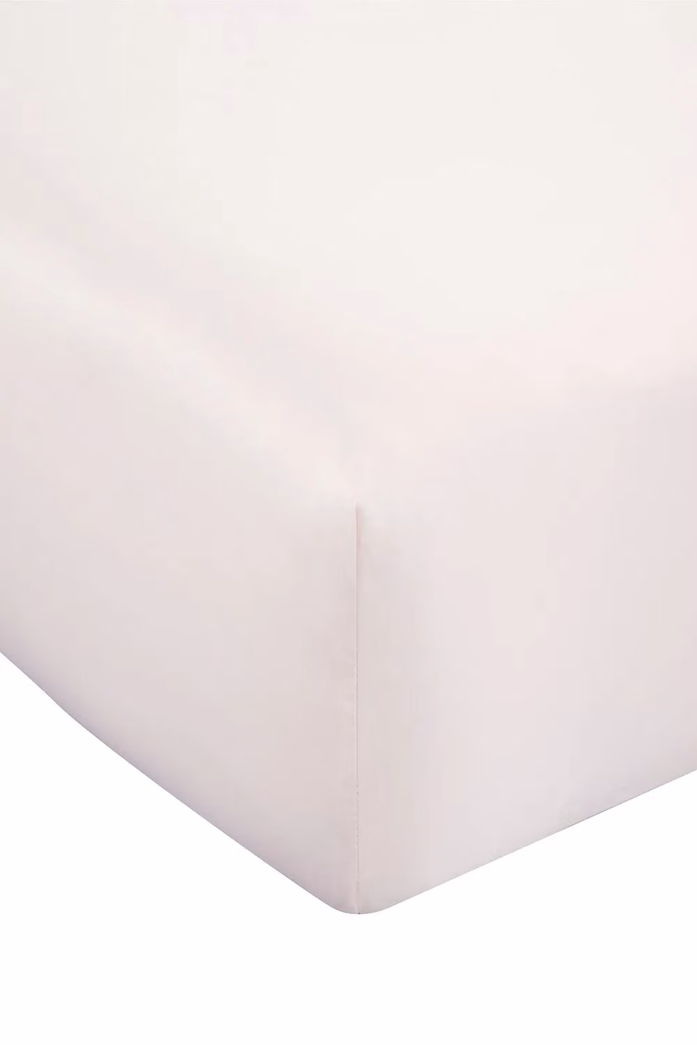 Catherine Lansfield Silky Soft Satin Double Fitted Sheet, Pink, W/D/H: 140 x 200 x 30 cm – 2