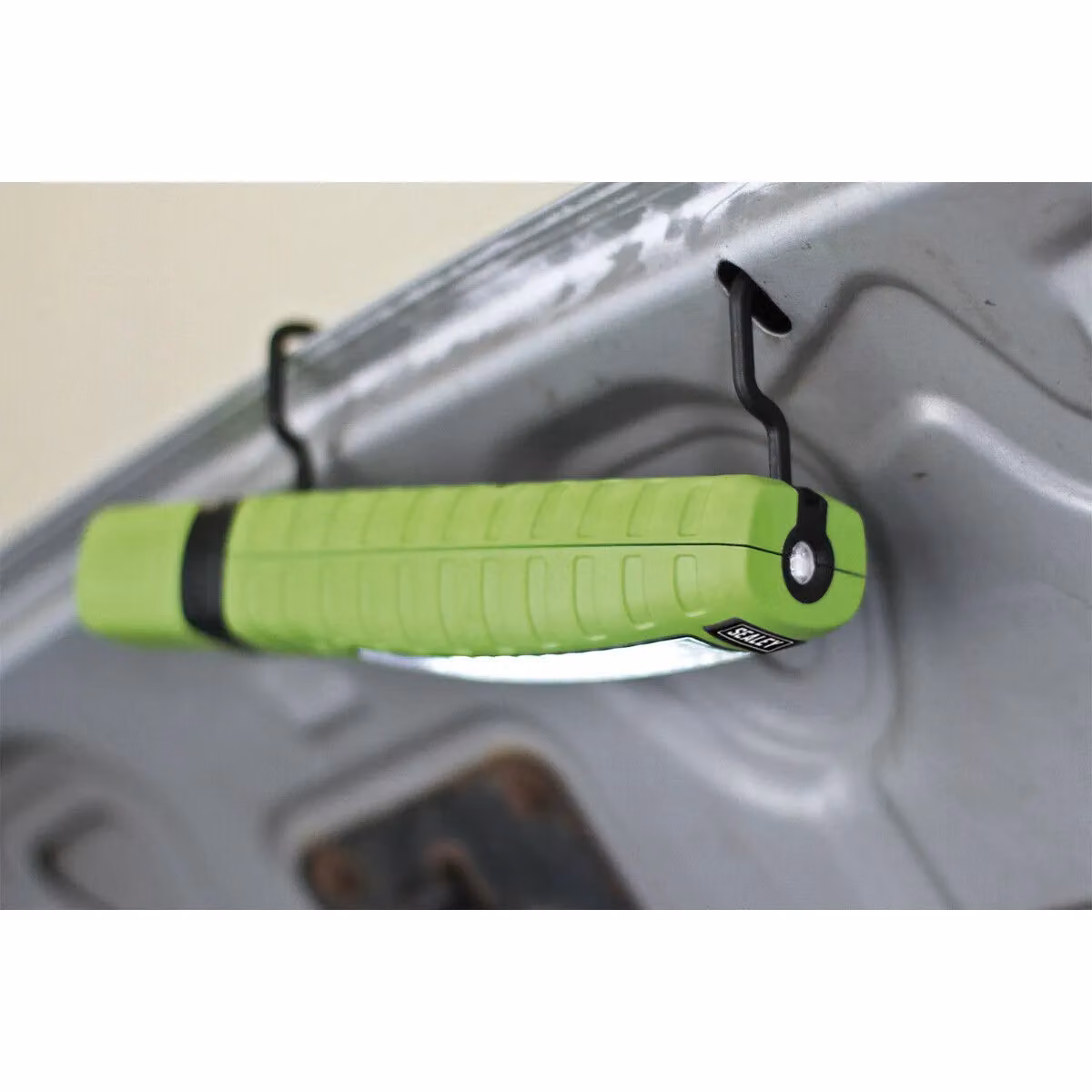 Sealey Loops 360 Swivel Inspection Light with 14 SMD and 3W SMD LED, Rechargeable, Green – 3