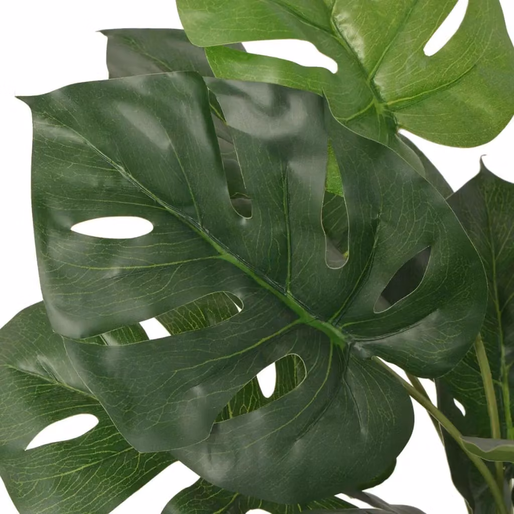 Berkfield Home Artificial Monstera Potted Plant, Green, Height: 45 cm – 2