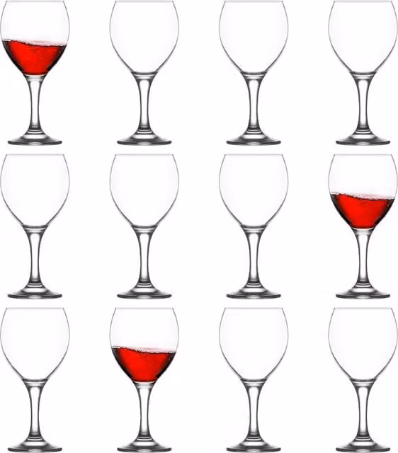 LAV TR Transparent Wine Glasses, Pack of 12, 365 ml