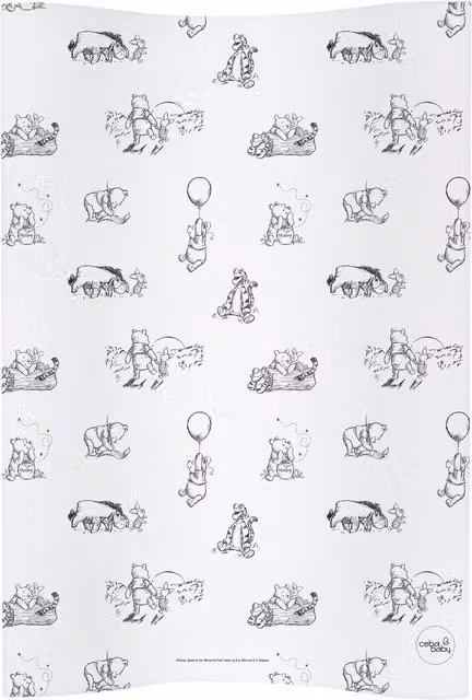 Ceba Deluxe Baby Changing Mat Anti Roll COSY Winnie the Pooh White W/D/H: 50 x 50 x 1 cm