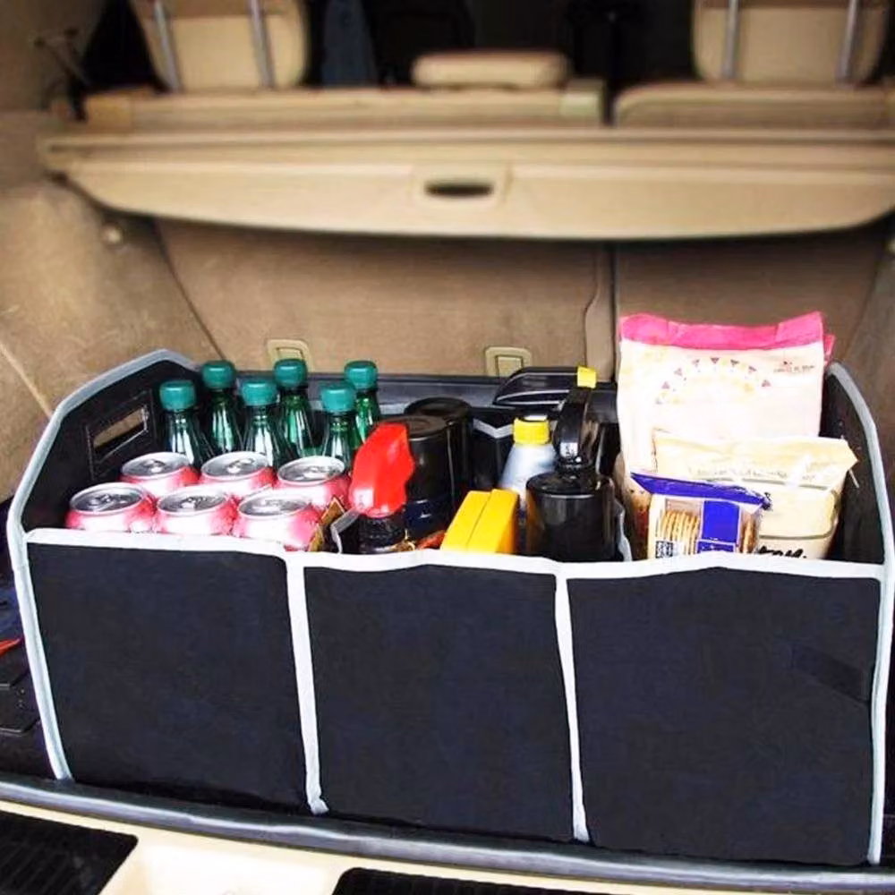 Kelvenix Large Collapsible Car Boot Organiser in Black – 2