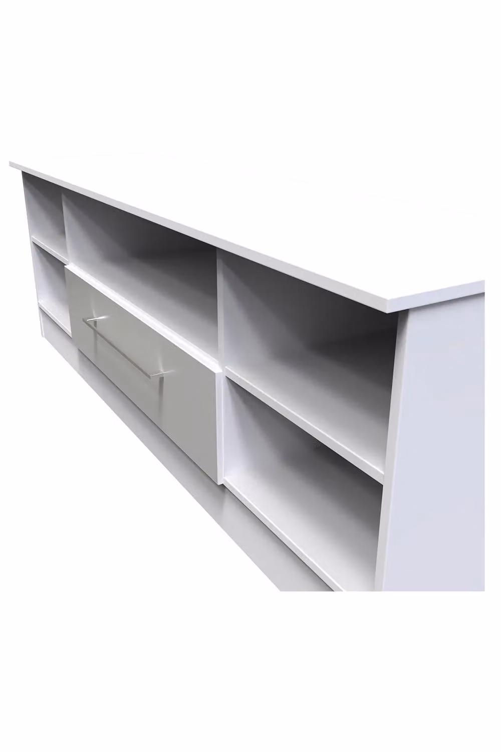 2 U Gloucester Wide 1 Drawer TV and Media Unit in Mid Grey – 2