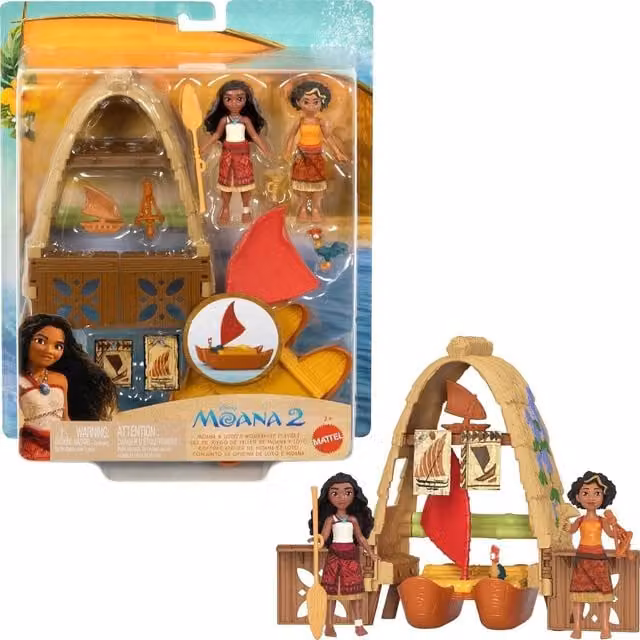 Mattel Disney Moana and Loto's Workshop Playset, Multicolour