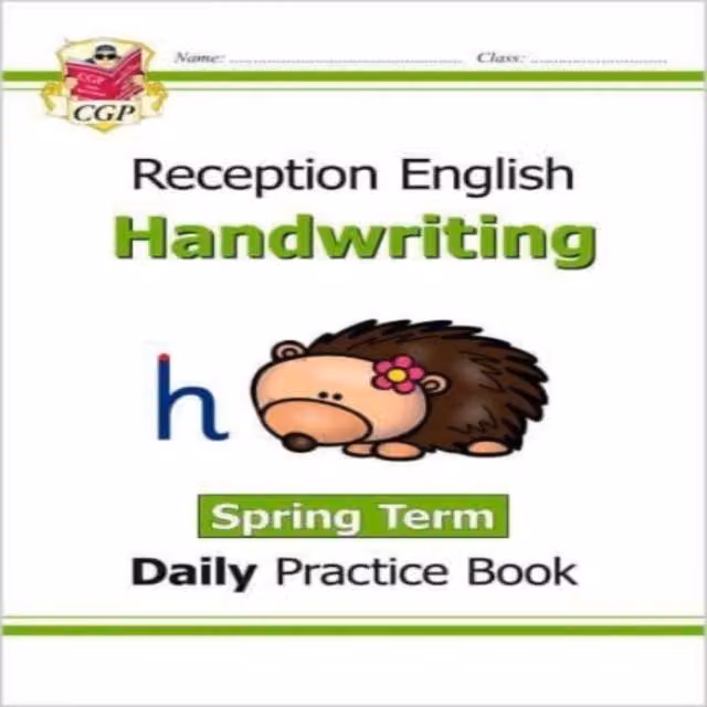 CGP Books Reception Handwriting Daily Practice Book Spring Term Multicolour Paperback