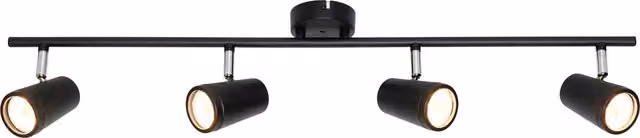 Litecraft Trisha Black Adjustable Bathroom Spotlight Bar