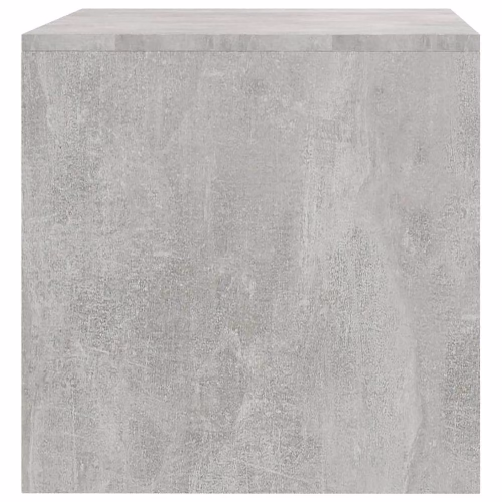 Berkfield Home Modern TV Cabinet in Concrete Grey, W/D/H: 80 x 40 x 40 cm – 4