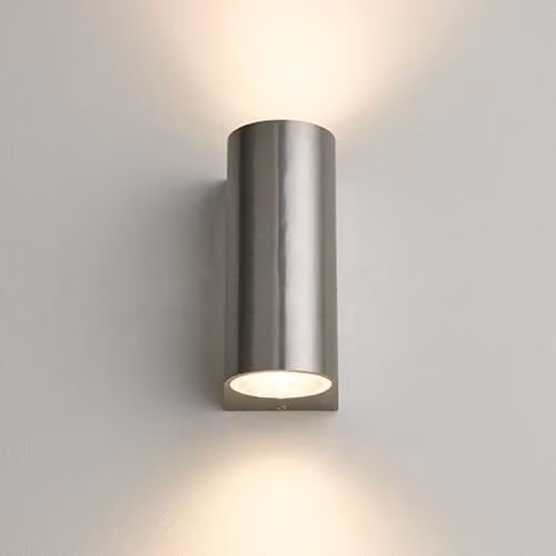 Netlighting Doron Grey Up and Down Outdoor Wall Light with Transparent Glass and Aluminium Body, 35W, IP44, Dimmable, GU10 – 2