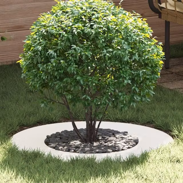 Berkfield Home Durable Plastic Planter Tub in White and Multicolour
