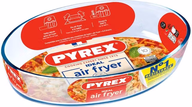 Pyrex Transparent Oval Glass Gratin Dish – 2