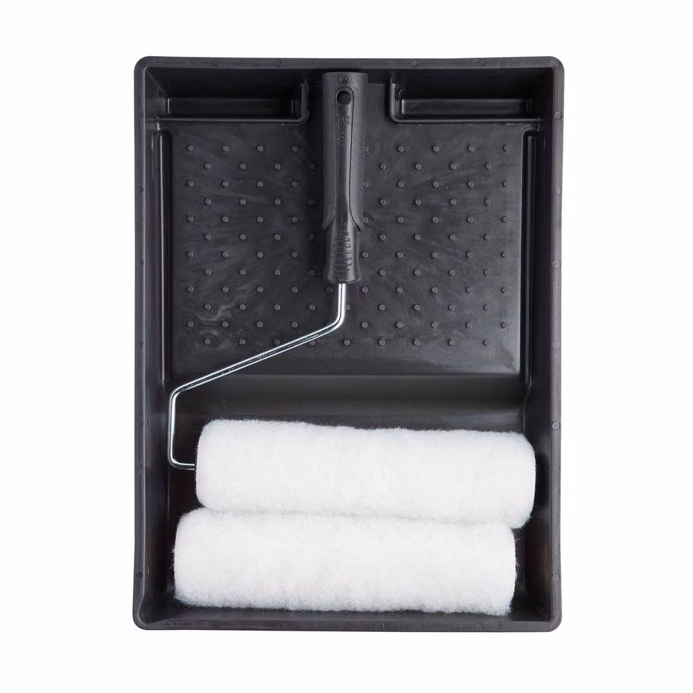 Harris Essentials Paint Roller Set with Frame, Sleeve and Tray in Black – 2