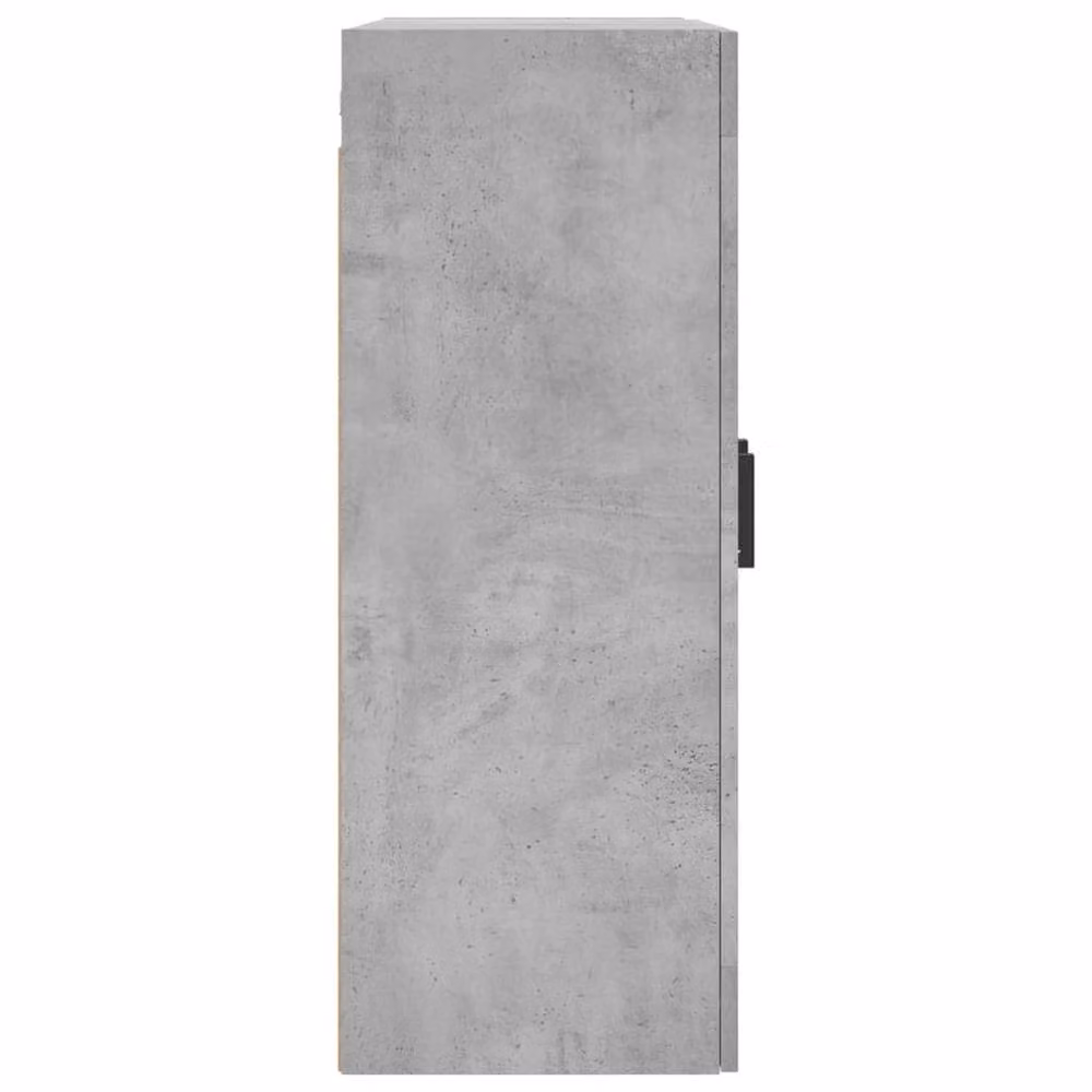 Berkfield Home Wall Mounted Cabinet in Concrete Grey with Glass Doors, W/D/H: 69.5 x 34 x 90 cm – 4