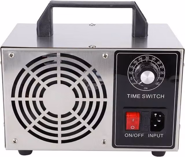 VOGREX Silver Ozone Generator with Timer for Odour and Dust Removal