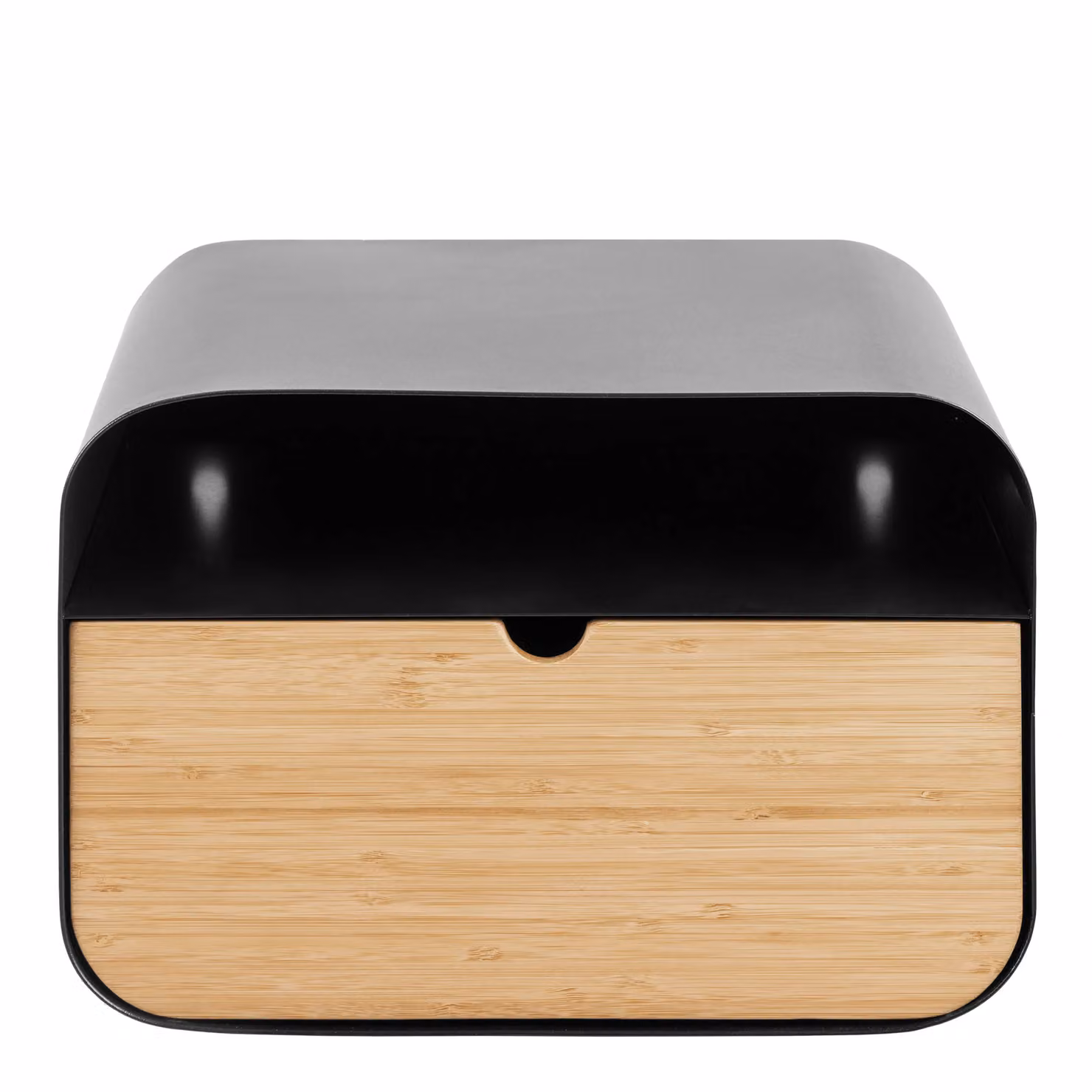 Furniture To Go Century 1 Drawer Wall Mounted Bedside Table in White Oak and Black – 2