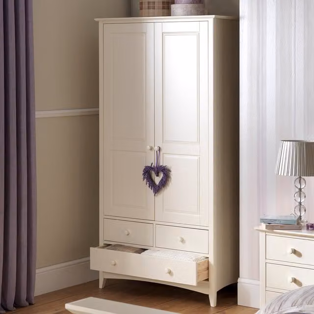 Julian Bowen Cameo Combination Wardrobe in White