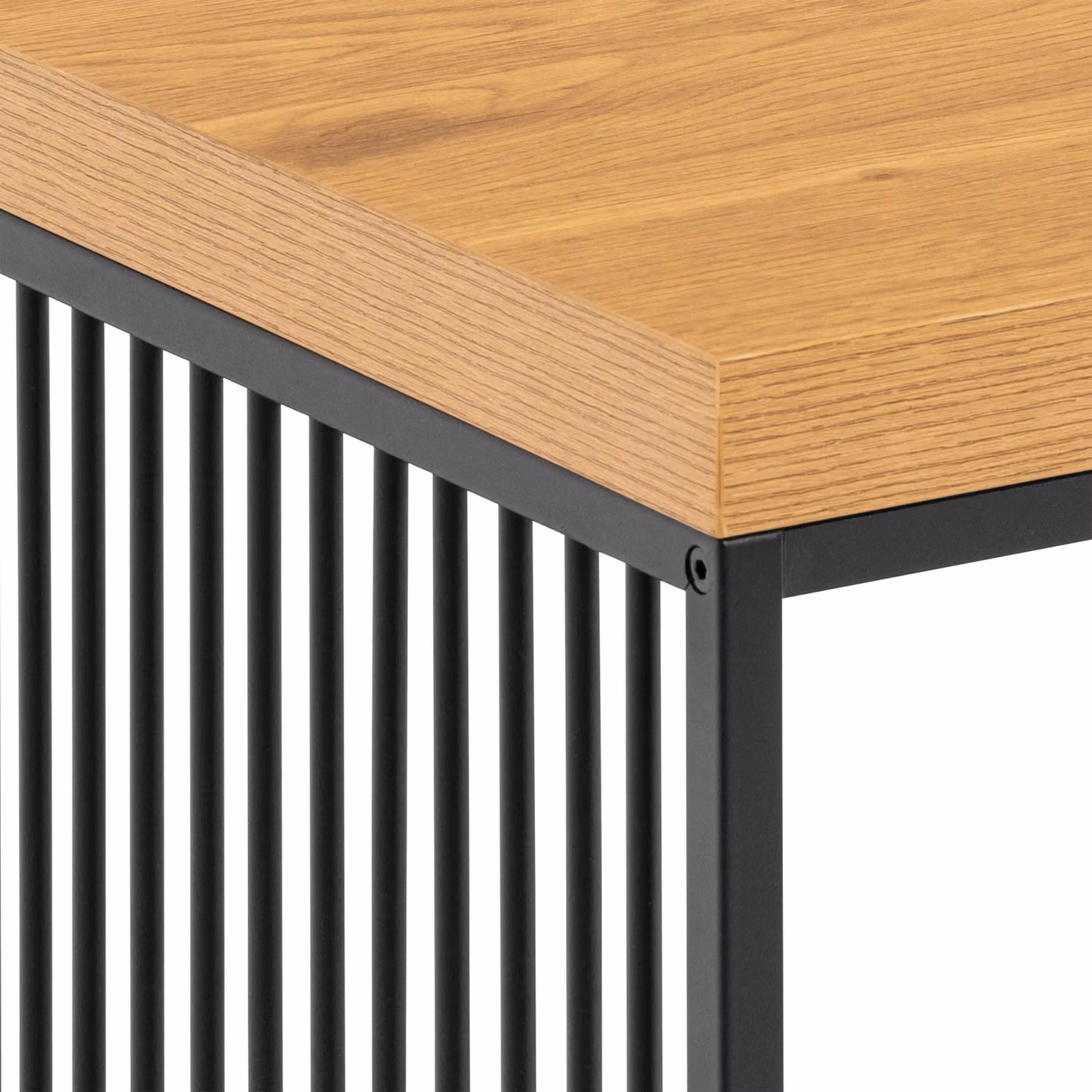 Furniture To Go Strington Industrial Side Table in Black and Wild Oak – 6