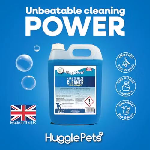 HugglePets Professional Hard Surface Cleaner, Blue, 5L – 2