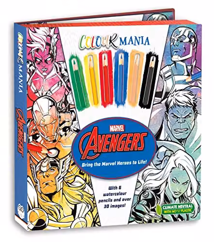 Marvel Avengers Colouring Book and Pencil Set in Multicolour – 1