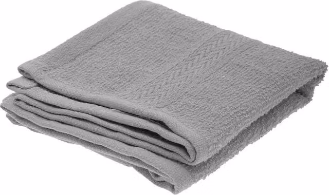 Jassz Plain Grey Cotton Guest Hand Towel (350 GSM) – 1