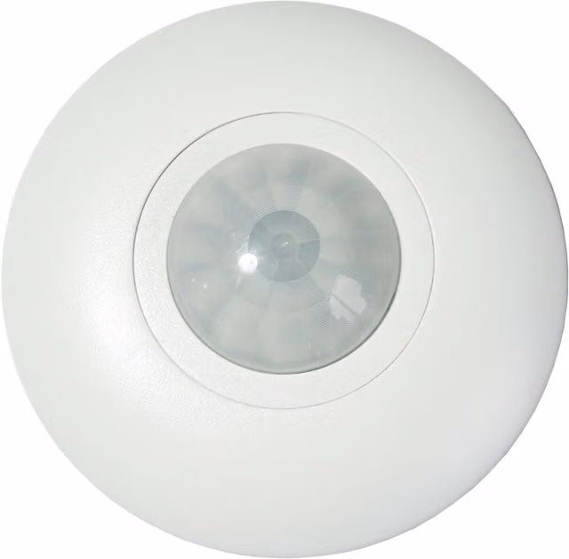 Loops White IP44 Outdoor and Bathroom PIR Occupancy Sensor with Automatic Timer Reset and Adjustable Lux Motion Detector Kit