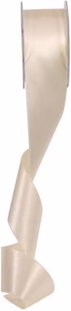 KDMD Cream Satin Ribbon, 50mm, Beige Party Decoration