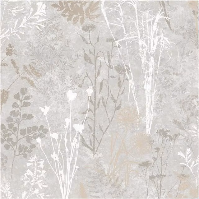 Superfresco Easy Organics Floral Botanical Wallpaper in Beige, W: 52 cm, H: 1000 cm – 1
