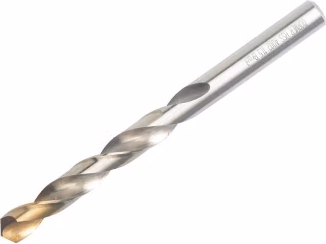 Dormer HSS-TiN Coated Metric Jobber Twist Drill Bits, Multicolour
