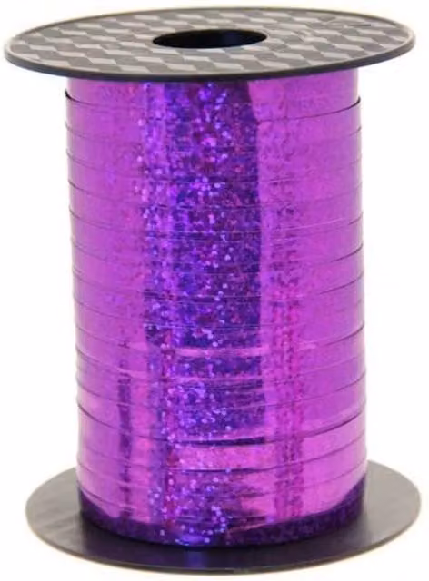 KDMD Purple Holographic Plastic Curling Ribbon, 2 Pack – 1