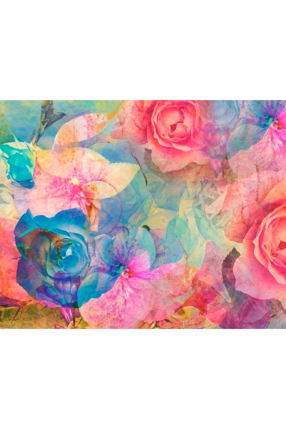 Origin Murals Memories Multicolour Floral Wall Mural W: 350 cm, H: 280 cm – 2