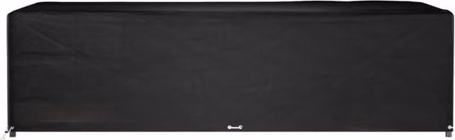 Berkfield Home Durable Rectangular Garden Furniture Cover with 16 Eyelets, Black, W/D/H: 325 x 205 x 90 cm