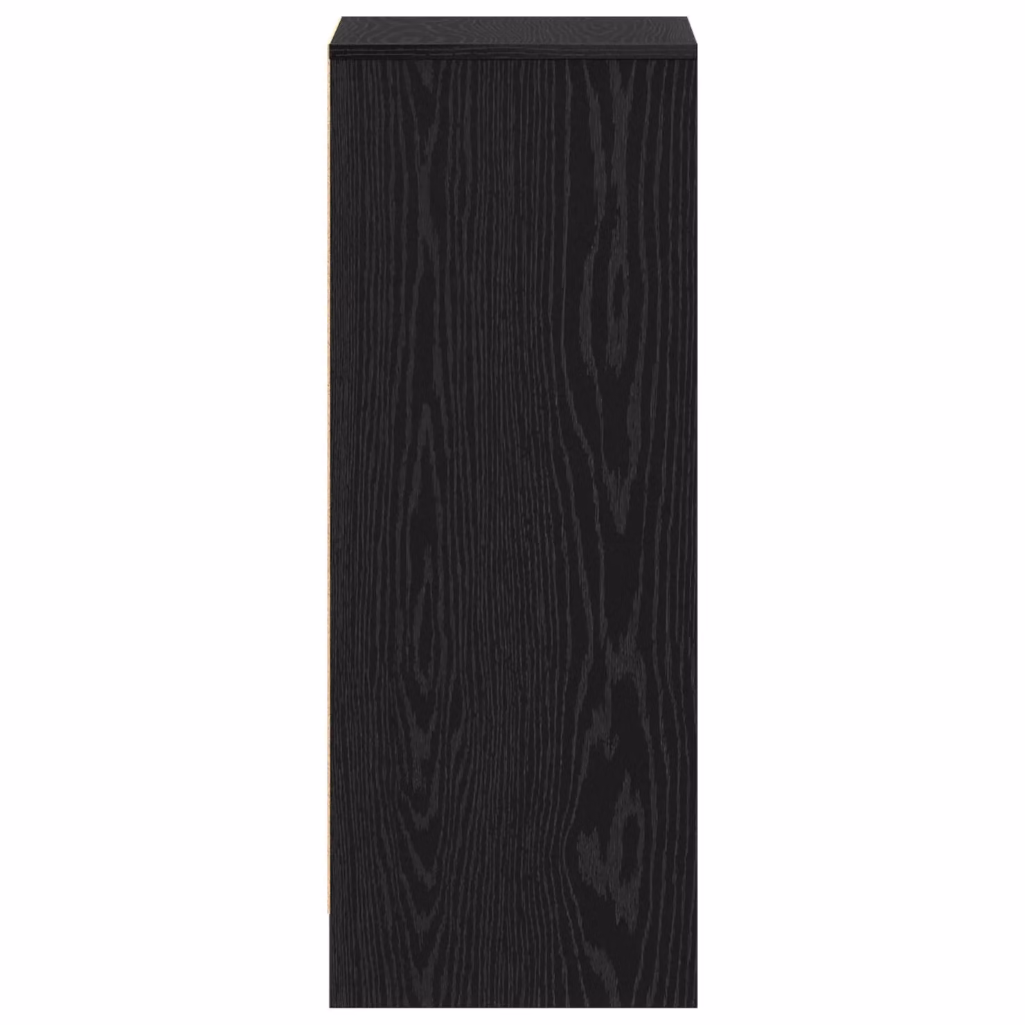 Berkfield Home Black Oak Shoe Cabinet with Internal Shelves, W/D/H: 60 x 35 x 92 cm – 4