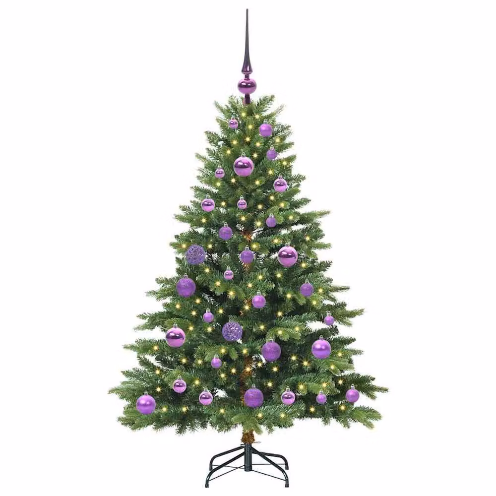 Berkfield Home Artificial Green Christmas Tree with 150 LEDs, Height: 120 cm – 3
