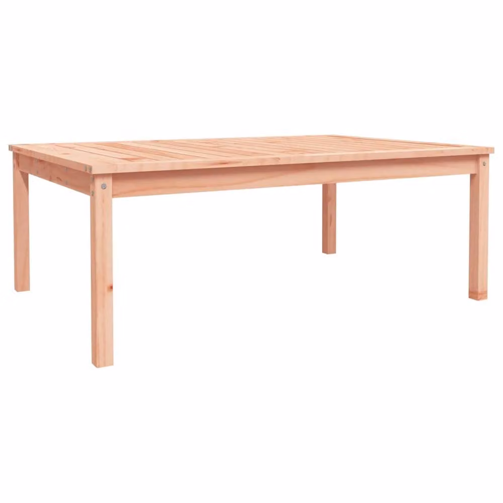 Berkfield Home Rectangular Garden Table in Brown Treated Hardwood, W/D/H: 121 x 82.5 x 45 cm – 3
