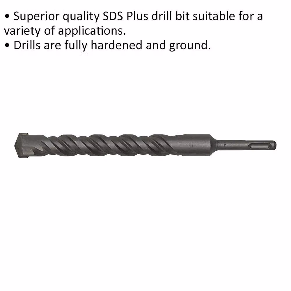Loops SDS Plus Drill Bit, Grey and Multicolour, Diameter: 24 mm, Length: 250 mm – 2