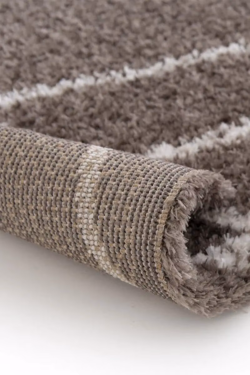 The Rug Shop UK Taupe Abstract Modern Stain-Resistant Grey Rug, W: 200 cm, D: 290 cm – 3