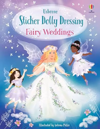 Usborne Sticker Dolly Dressing Fairy Weddings Multicolour Sticker Book – 1