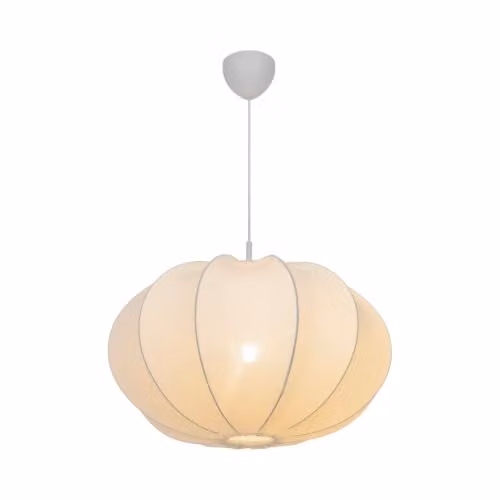 Nordlux Aeron Pendant Light White Fabric E27, Diameter: 60 cm – 1