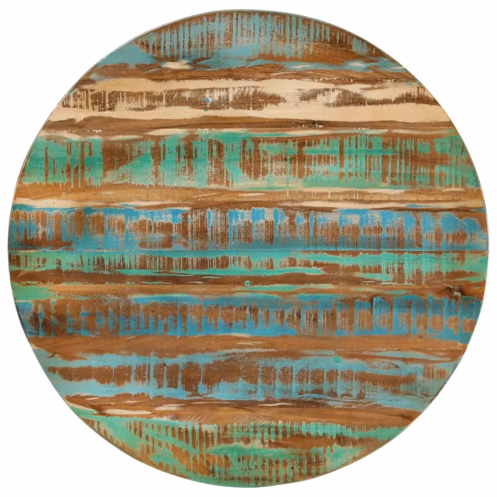 Berkfield Home Rectangular Solid Reclaimed Wood Coffee Table, Multicolour, W: 65 cm, D: 32 cm – 3