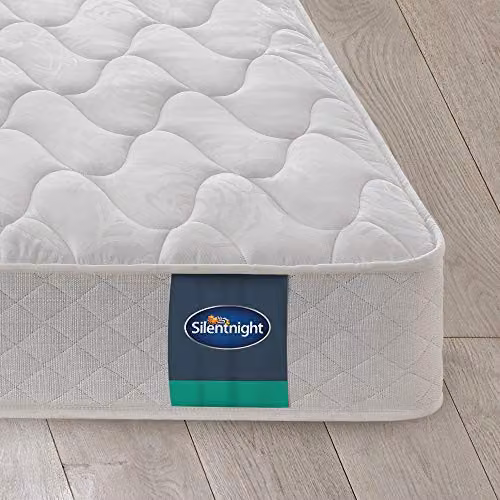 Silentnight Essentials Rolled Bonell Spring Mattress, White, W/D/H: 140 x 200 cm – 1