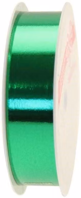 KDMD Metallic Green Ribbon 10 Pack for Party and Wedding Decorations