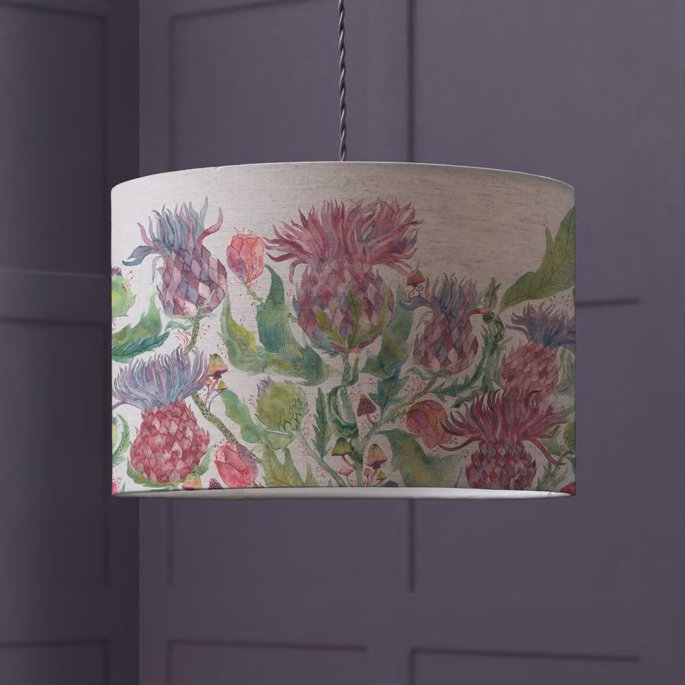 Voyage Maison Fairytale Bristle Eva Lampshade in Green and Multicolour, Diameter: 40 cm, Height: 25 cm – 2