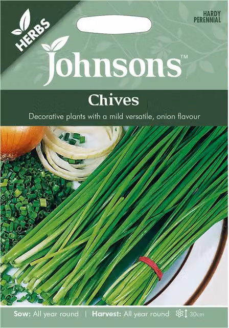 Johnsons Chives Herb Seeds