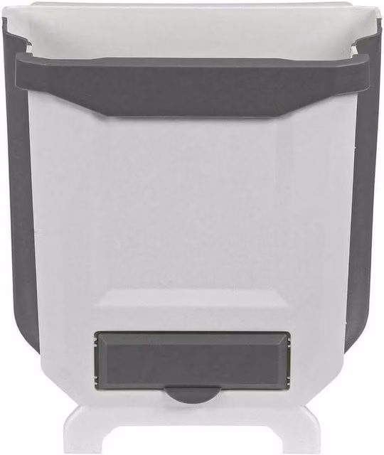 NESTLUNE 9L Folding Hanging Kitchen Waste Bin in Grey, W/D/H: 100 x 15 x 15 cm – 1