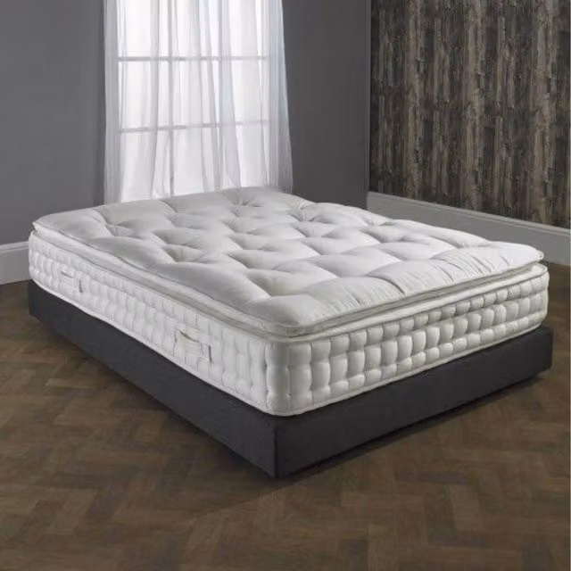 Stratus Interiors Hybrid 5000 Pocket Foam Mattress in White, King Size, 180 x 200 cm